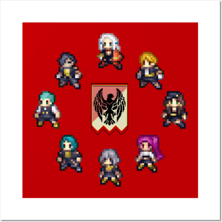 Black Eagles 8 bits Posters and Art